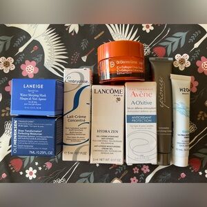 Lot of Skincare Deluxe samples (Dr Dennis Gross, Laneige, H2O Beauty, Avenue)